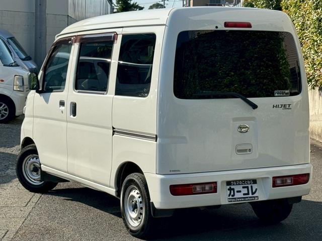 ハイゼットカーゴ ＤＸ　切替４ＷＤ　法人１オーナー　記録簿　キーレス　オーバーヘッドコンソール　修復歴無　パワーウィンドウ　エアコン　パワステ　４速ＡＴ　タイミングチェーン　ハイルーフ　積載量３５０ｋｇ　軽貨物　４人乗り（6枚目）