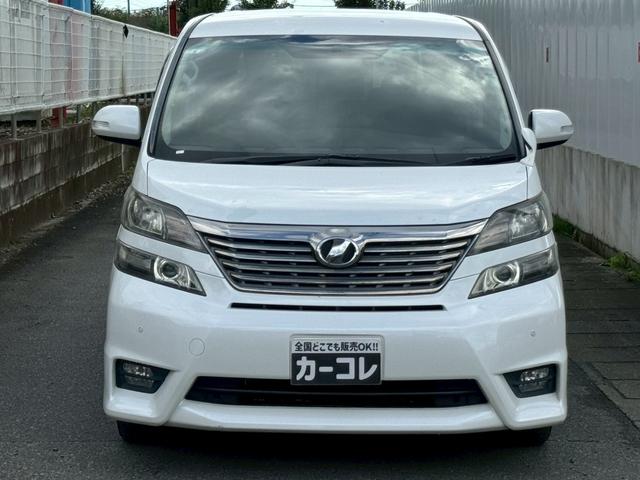 ヴェルファイア ２．４Ｚ　プラチナムセレクション　ナビ　後席モニター　バックカメラ　フルセグＴＶ　ＣＤ　ＤＶＤ再生　記録簿　両側電動スライド　電動リアゲート　ＥＴＣ　スマートキー　タイミングチェーン　７人乗り　純正アルミホイール　ＨＩＤ　電格ミラー（2枚目）