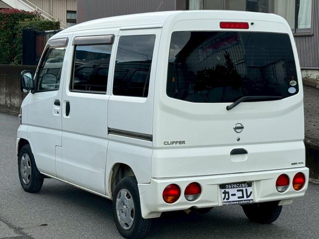 クリッパーバン DX 集中ドアロック ETC 積載量350kg 軽貨物 4ナンバー シガーソケット 4人乗り(6枚目)