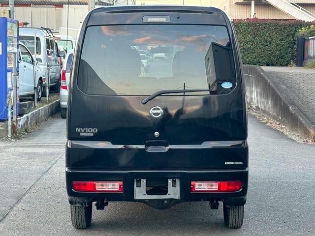 ＮＶ１００クリッパーバン ＧＸ　２０２４年製造タイヤ　キーレス　パワーウィンドウ　エアコン　パワステ　リビルト品オルタネーター　積載量３５０ｋｇ　修復歴無し　軽貨物　軽バン　４ナンバー　４人乗り　フルフラットシート　ハイルーフ（7枚目）
