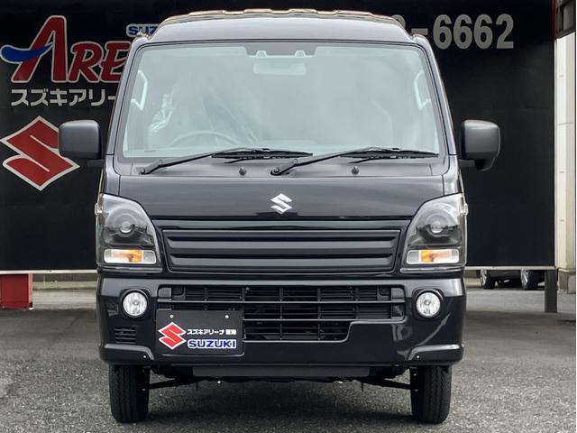 スーパーキャリイ Ｘリミテッド　切り替え式４ＷＤ　届出済未使用車　ＡＴ　専用ＬＥＤヘッドライト　　専用フロントガーニッシュ　専用デカール　パワーウインドウ　オートライト　専用フォグランプベゼル　専用ブラック塗装スチールホイール（38枚目）