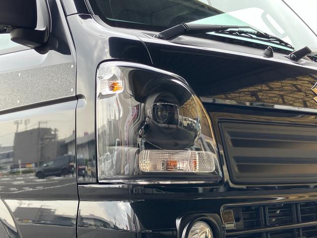 スーパーキャリイ Ｘリミテッド　切り替え式４ＷＤ　届出済未使用車　ＡＴ　専用ＬＥＤヘッドライト　　専用フロントガーニッシュ　専用デカール　パワーウインドウ　オートライト　専用フォグランプベゼル　専用ブラック塗装スチールホイール（58枚目）