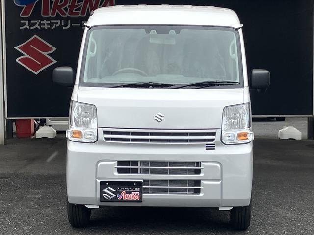 エブリイ ＰＡリミテッド　届出済未使用車　盗難防止　バックソナー　衝撃安全ボディー　フロントパワーウインドウ　キーレスキー　助手席エアバック　エアバック　Ａストップ　パワステ　ＡＣ　横滑り防止　ＡＢＳ　レーダーブレーキ装着車（4枚目）