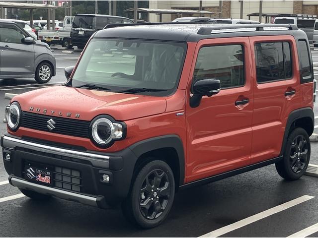 ハスラー タフワイルドターボ　届出済未使用車　全方位モニター付メモリーナビゲーション　フルオートエアコン　フルセグ　Ｂｌｕｅｔｏｏｔｈ対応　１５インチアルミホイール（9枚目）