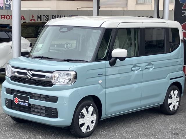 スペーシア ハイブリッドＸ　届出済未使用車　全方位モニター付メモリーナビゲーション　フルセグ　Ｂｌｕｅｔｏｏｔｈ対応　ＬＥＤヘッドライト　オートライト　フルオートエアコン　フロントサイドリアカメラ（8枚目）