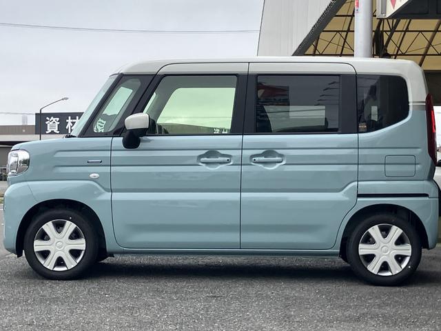 スペーシア ハイブリッドＸ　届出済未使用車　全方位モニター付メモリーナビゲーション　フルセグ　Ｂｌｕｅｔｏｏｔｈ対応　ＬＥＤヘッドライト　オートライト　フルオートエアコン　フロントサイドリアカメラ（9枚目）
