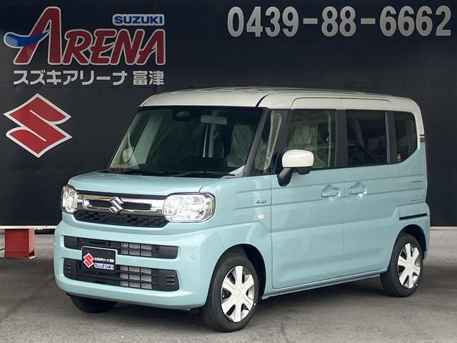 スペーシア ハイブリッドＸ　届出済未使用車　全方位モニター付メモリーナビゲーション　フルセグ　Ｂｌｕｅｔｏｏｔｈ対応　ＬＥＤヘッドライト　オートライト　フルオートエアコン　フロントサイドリアカメラ（24枚目）