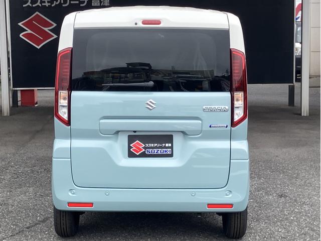 スペーシア ハイブリッドＸ　届出済未使用車　全方位モニター付メモリーナビゲーション　フルセグ　Ｂｌｕｅｔｏｏｔｈ対応　ＬＥＤヘッドライト　オートライト　フルオートエアコン　フロントサイドリアカメラ（25枚目）