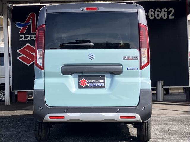 スペーシアギア ハイブリッドＸＺ　ターボ　届出済未使用車　全方位モニター付メモリーナビゲーション　ツートンカラー　ルーフレール　ステアリングスイッチ　アダクティブクルーズコントロール　フルセグ　両側パワースライドドア（56枚目）