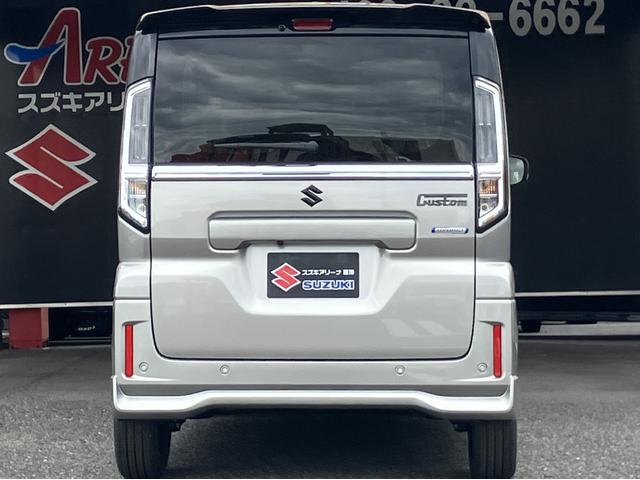 スペーシアカスタム ハイブリッドXSターボ 届出済未使用車 全方位モニター付ナビゲーション 360°カメラ 9インチフルセグナビ カープレイ対応  スズキコネクト アダプティブクルーズコントロール 車線逸脱抑制(10枚目)
