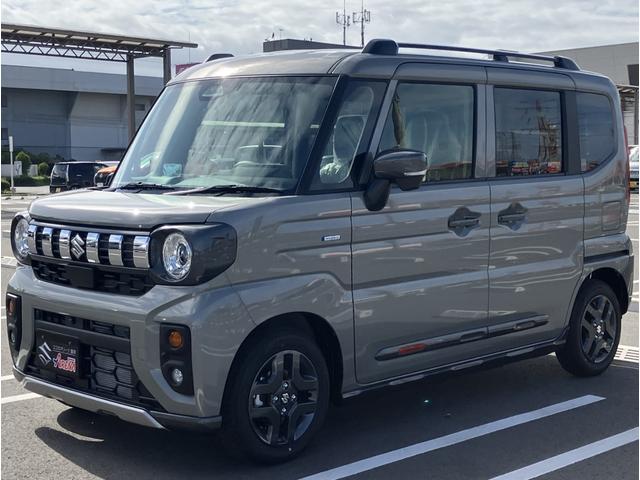 スペーシアギア ハイブリッドXZ ターボ 届出済未使用車 全方位モニター付メモリーナビゲーション ツートンカラー ルーフレール ステアリングスイッチ アダクティブクルーズコントロール フルセグ 両側パワースライドドア(10枚目)