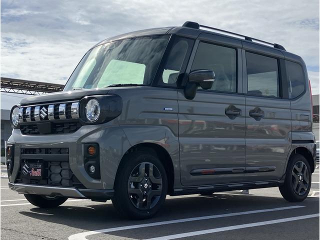 スペーシアギア ハイブリッドXZ ターボ 届出済未使用車 全方位モニター付メモリーナビゲーション ツートンカラー ルーフレール ステアリングスイッチ アダクティブクルーズコントロール フルセグ 両側パワースライドドア(11枚目)