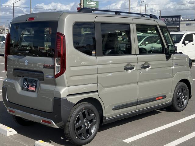 スペーシアギア ハイブリッドXZ ターボ 届出済未使用車 全方位モニター付メモリーナビゲーション ツートンカラー ルーフレール ステアリングスイッチ アダクティブクルーズコントロール フルセグ 両側パワースライドドア(19枚目)
