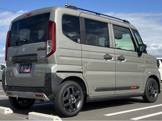 スペーシアギア ハイブリッドXZ ターボ 届出済未使用車 全方位モニター付メモリーナビゲーション ツートンカラー ルーフレール ステアリングスイッチ アダクティブクルーズコントロール フルセグ 両側パワースライドドア(20枚目)