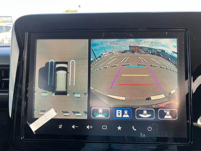 スペーシアギア ハイブリッドXZ ターボ 届出済未使用車 全方位モニター付メモリーナビゲーション ツートンカラー ルーフレール ステアリングスイッチ アダクティブクルーズコントロール フルセグ 両側パワースライドドア(59枚目)
