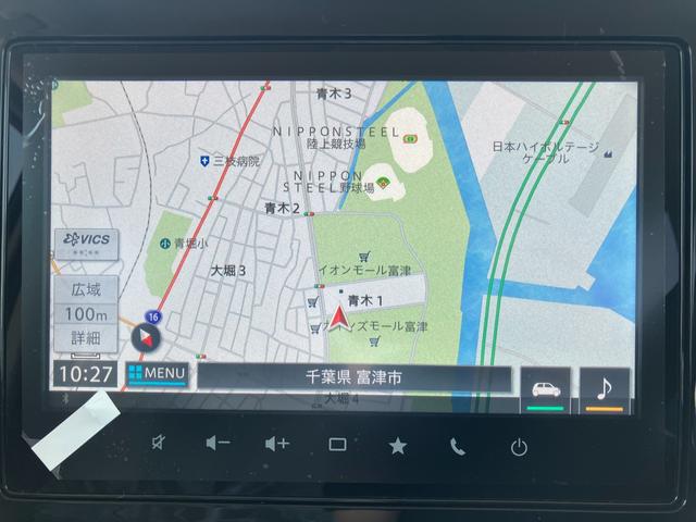 スペーシアカスタム ハイブリッドXSターボ 届出済未使用車 全方位モニター付ナビゲーション 360°カメラ 9インチフルセグナビ カープレイ対応  スズキコネクト アダプティブクルーズコントロール 車線逸脱抑制(34枚目)
