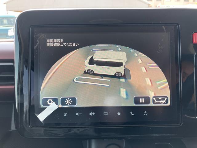 スペーシアカスタム ハイブリッドXSターボ 届出済未使用車 全方位モニター付ナビゲーション 360°カメラ 9インチフルセグナビ カープレイ対応  スズキコネクト アダプティブクルーズコントロール 車線逸脱抑制(48枚目)