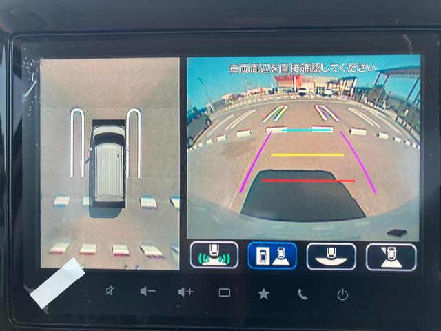 スペーシアカスタム ハイブリッドXSターボ 届出済未使用車 全方位モニター付ナビゲーション 360°カメラ 9インチフルセグナビ カープレイ対応  スズキコネクト アダプティブクルーズコントロール 車線逸脱抑制(58枚目)