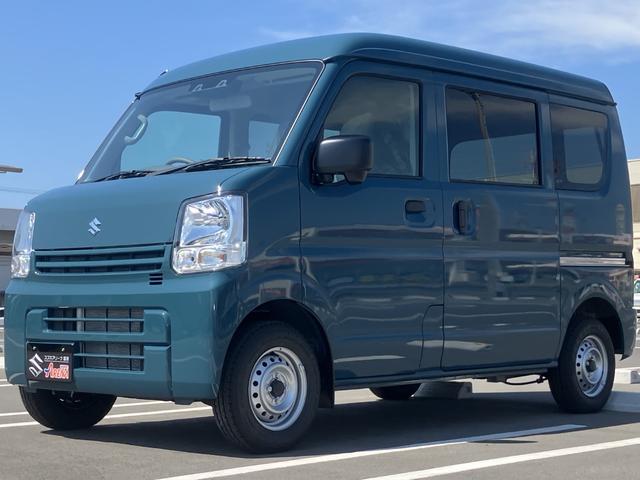 エブリイ ＰＡリミテッド　届出済未使用車　盗難防止　バックソナー　衝撃安全ボディー　フロントパワーウインドウ　キーレスキー　助手席エアバック　エアバック　Ａストップ　パワステ　ＡＣ　横滑り防止　ＡＢＳ　レーダーブレーキ装着車（5枚目）