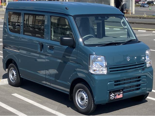 エブリイ ＰＡリミテッド　届出済未使用車　盗難防止　バックソナー　衝撃安全ボディー　フロントパワーウインドウ　キーレスキー　助手席エアバック　エアバック　Ａストップ　パワステ　ＡＣ　横滑り防止　ＡＢＳ　レーダーブレーキ装着車（9枚目）