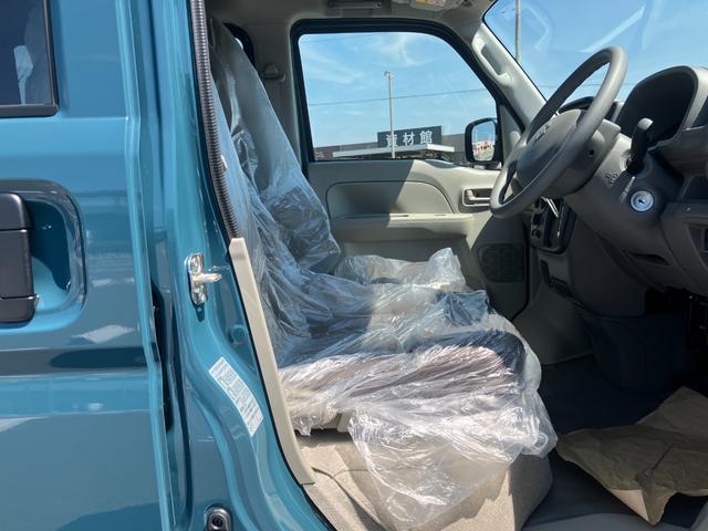 エブリイ ＰＡリミテッド　届出済未使用車　盗難防止　バックソナー　衝撃安全ボディー　フロントパワーウインドウ　キーレスキー　助手席エアバック　エアバック　Ａストップ　パワステ　ＡＣ　横滑り防止　ＡＢＳ　レーダーブレーキ装着車（32枚目）