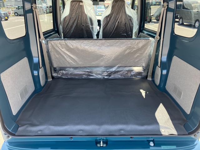 エブリイ ＰＡリミテッド　届出済未使用車　盗難防止　バックソナー　衝撃安全ボディー　フロントパワーウインドウ　キーレスキー　助手席エアバック　エアバック　Ａストップ　パワステ　ＡＣ　横滑り防止　ＡＢＳ　レーダーブレーキ装着車（56枚目）