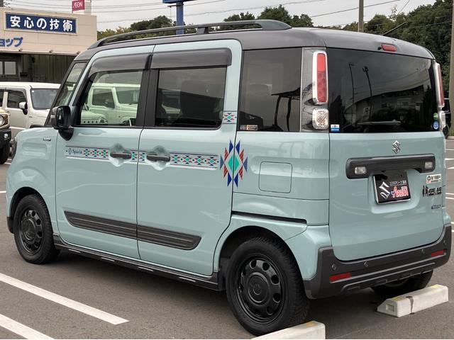 スペーシアギア ハイブリッドXZ ターボ 1オナ 全方位カメラパッケージ 純正8インチナビ リアフリップダウンモニター ETC 前後ドラレコ フルセグ CD DVD 禁煙車 両側パワースライドドア パドルシフト ステアリングスイッチ(16枚目)