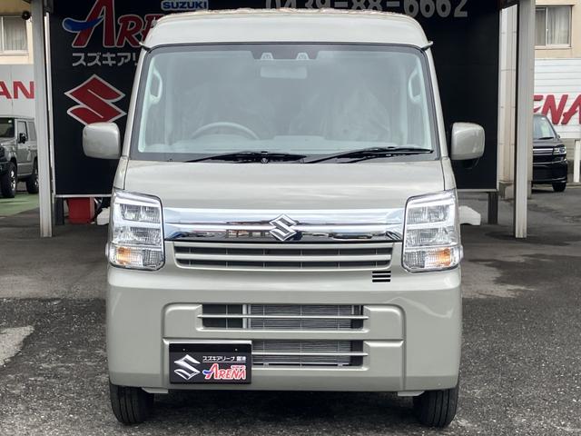 エブリイ ジョイン 届出済未使用車 バックアイカメラ付ディスプレイオーディオ 全席PW セキュリティー シ-トヒ-タ- SRS LEDライト Wエアバック パーキングセンサー キーフリーシステム AC ABS付き ESC(8枚目)