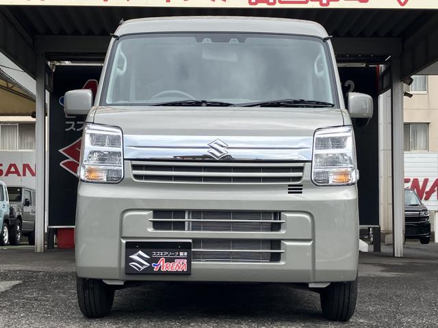 エブリイ ジョイン 届出済未使用車 バックアイカメラ付ディスプレイオーディオ 全席PW セキュリティー シ-トヒ-タ- SRS LEDライト Wエアバック パーキングセンサー キーフリーシステム AC ABS付き ESC(9枚目)