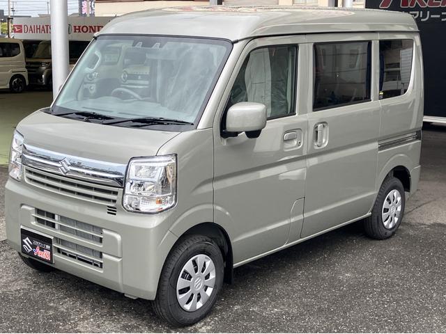 エブリイ ジョイン 届出済未使用車 バックアイカメラ付ディスプレイオーディオ 全席PW セキュリティー シ-トヒ-タ- SRS LEDライト Wエアバック パーキングセンサー キーフリーシステム AC ABS付き ESC(10枚目)