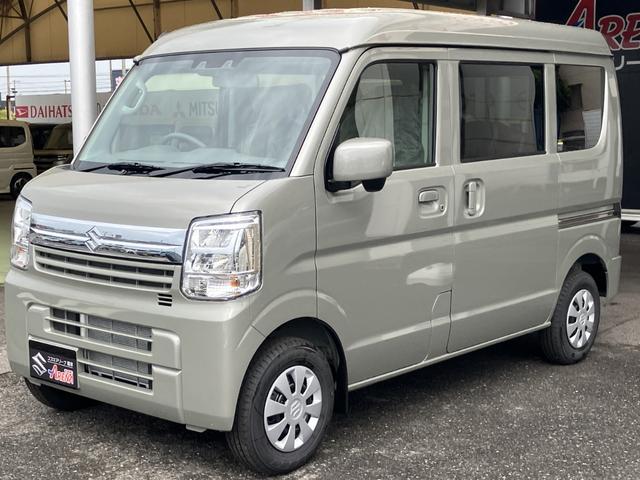 エブリイ ジョイン 届出済未使用車 バックアイカメラ付ディスプレイオーディオ 全席PW セキュリティー シ-トヒ-タ- SRS LEDライト Wエアバック パーキングセンサー キーフリーシステム AC ABS付き ESC(11枚目)