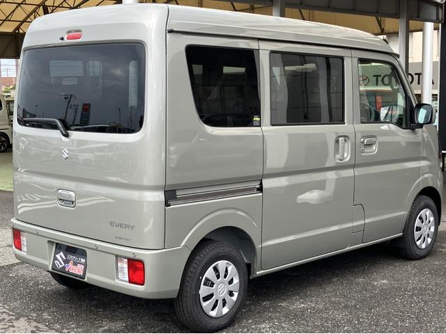 エブリイ ジョイン 届出済未使用車 バックアイカメラ付ディスプレイオーディオ 全席PW セキュリティー シ-トヒ-タ- SRS LEDライト Wエアバック パーキングセンサー キーフリーシステム AC ABS付き ESC(26枚目)