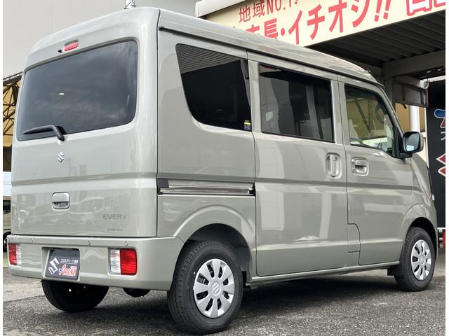 エブリイ ジョイン 届出済未使用車 バックアイカメラ付ディスプレイオーディオ 全席PW セキュリティー シ-トヒ-タ- SRS LEDライト Wエアバック パーキングセンサー キーフリーシステム AC ABS付き ESC(27枚目)