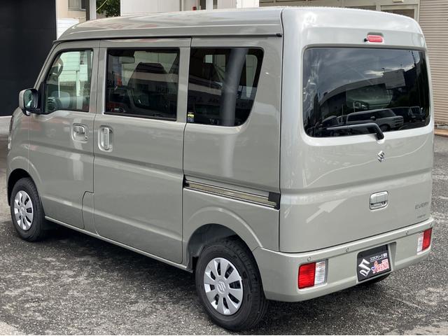 エブリイ ジョイン 届出済未使用車 バックアイカメラ付ディスプレイオーディオ 全席PW セキュリティー シ-トヒ-タ- SRS LEDライト Wエアバック パーキングセンサー キーフリーシステム AC ABS付き ESC(31枚目)