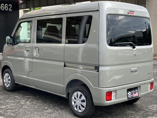 エブリイ ジョイン 届出済未使用車 バックアイカメラ付ディスプレイオーディオ 全席PW セキュリティー シ-トヒ-タ- SRS LEDライト Wエアバック パーキングセンサー キーフリーシステム AC ABS付き ESC(32枚目)