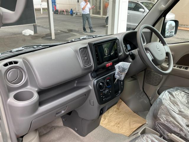 エブリイ ジョイン 届出済未使用車 バックアイカメラ付ディスプレイオーディオ 全席PW セキュリティー シ-トヒ-タ- SRS LEDライト Wエアバック パーキングセンサー キーフリーシステム AC ABS付き ESC(47枚目)