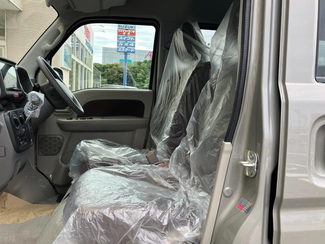 エブリイ ジョイン 届出済未使用車 バックアイカメラ付ディスプレイオーディオ 全席PW セキュリティー シ-トヒ-タ- SRS LEDライト Wエアバック パーキングセンサー キーフリーシステム AC ABS付き ESC(48枚目)