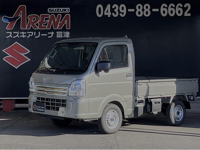 キャリイトラック KCエアコン・パワステ農繁仕様 4WD 届出済未使用車 LEDヘッドライト装着車 マニュアル車 オートライト キーレスエントリー アイドリングストップ機構 スズキセーフティサポート装着車 軽量衝撃吸収ボディーTECT AT(3枚目)
