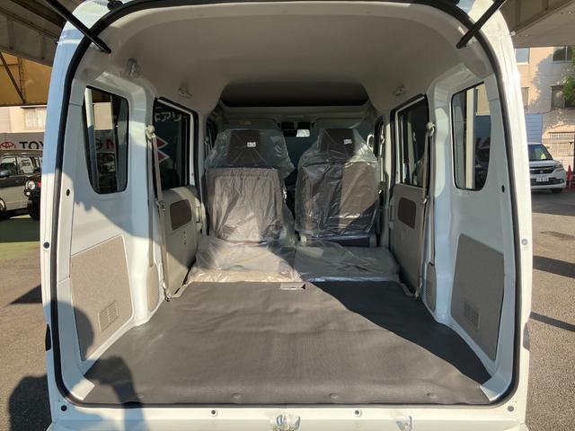エブリイ ジョインターボ　届出済未使用車　バックアイカメラ付ディスプレイオーディオ　フルオートエアコン　両側ＰＳドア　Ｗエアバック　ＰＳ　ＡＣ　Ｉ－ＳＴＯＰ　ＡＢＳ　ＬＥＤヘッド　フルフラットシート　エアバック　衝突安全ボディ（55枚目）