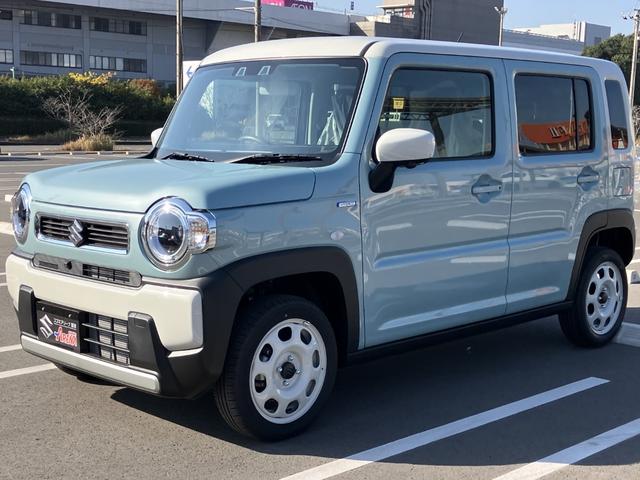 ハスラー ハイブリッドＧ　届出済未使用車　全方位モニター付メモリーナビゲーション　フルセグ　Ｂｌｕｅｔｏｏｔｈ対応　ＣＤ　ＤＶＤ　スロット　ＬＥＤヘッドライト　フルオートエアコン　シートヒーター（4枚目）