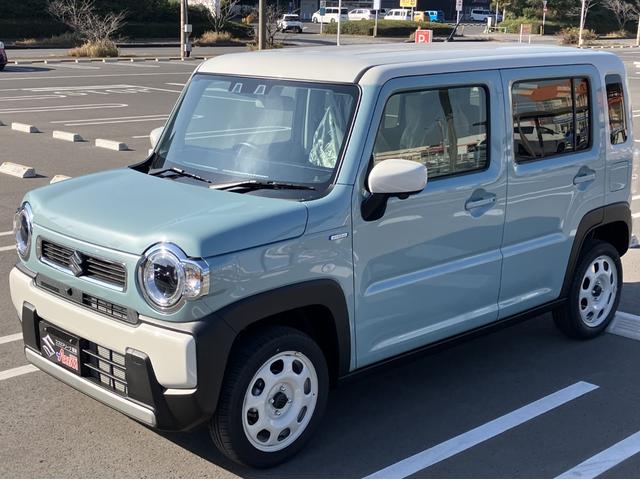 ハスラー ハイブリッドＧ　届出済未使用車　全方位モニター付メモリーナビゲーション　フルセグ　Ｂｌｕｅｔｏｏｔｈ対応　ＣＤ　ＤＶＤ　スロット　ＬＥＤヘッドライト　フルオートエアコン　シートヒーター（5枚目）