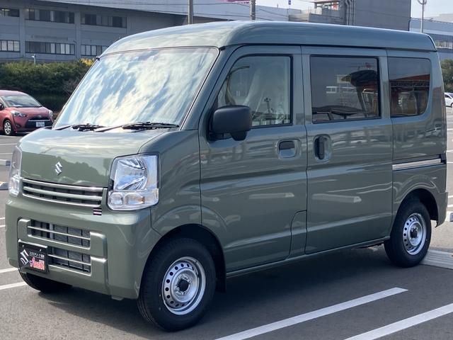 エブリイ ＰＡリミテッド　届出済未使用車　盗難防止　バックソナー　衝撃安全ボディー　フロントパワーウインドウ　キーレスキー　助手席エアバック　エアバック　Ａストップ　パワステ　ＡＣ　横滑り防止　ＡＢＳ　レーダーブレーキ装着車（10枚目）