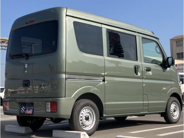 エブリイ ＰＡリミテッド　届出済未使用車　盗難防止　バックソナー　衝撃安全ボディー　フロントパワーウインドウ　キーレスキー　助手席エアバック　エアバック　Ａストップ　パワステ　ＡＣ　横滑り防止　ＡＢＳ　レーダーブレーキ装着車（23枚目）