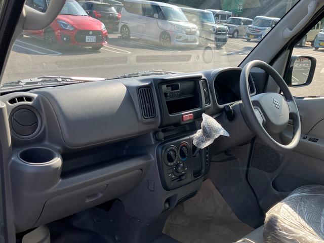 エブリイ ＰＡリミテッド　届出済未使用車　盗難防止　バックソナー　衝撃安全ボディー　フロントパワーウインドウ　キーレスキー　助手席エアバック　エアバック　Ａストップ　パワステ　ＡＣ　横滑り防止　ＡＢＳ　レーダーブレーキ装着車（38枚目）