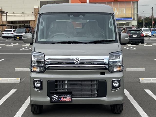 エブリイワゴン ＰＺターボ　届出済未使用車　４ＷＤ　ハイルーフ　Ｄカメラブレーキサポート　助手席エアバック　運転席エアバック　リアコーナーセンサー　ＴＢ　安全ボディ　ＡＵＴＯライト　電動格納ドアミラー　スマートキー　ＥＳＣ（7枚目）