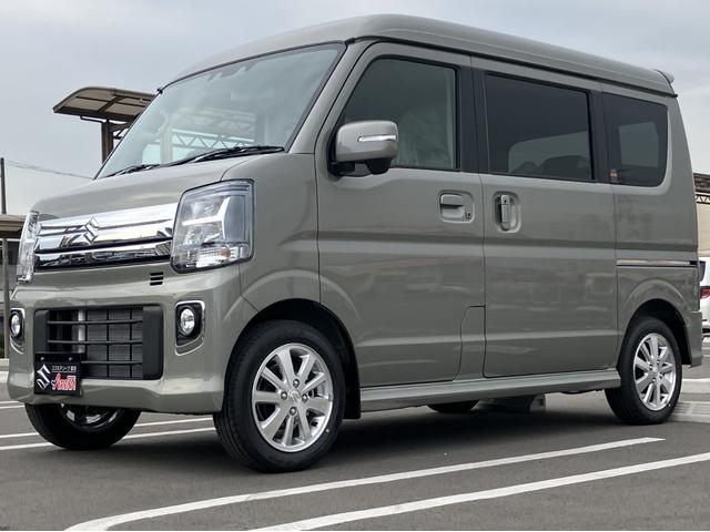 エブリイワゴン ＰＺターボ　届出済未使用車　４ＷＤ　ハイルーフ　Ｄカメラブレーキサポート　助手席エアバック　運転席エアバック　リアコーナーセンサー　ＴＢ　安全ボディ　ＡＵＴＯライト　電動格納ドアミラー　スマートキー　ＥＳＣ（11枚目）