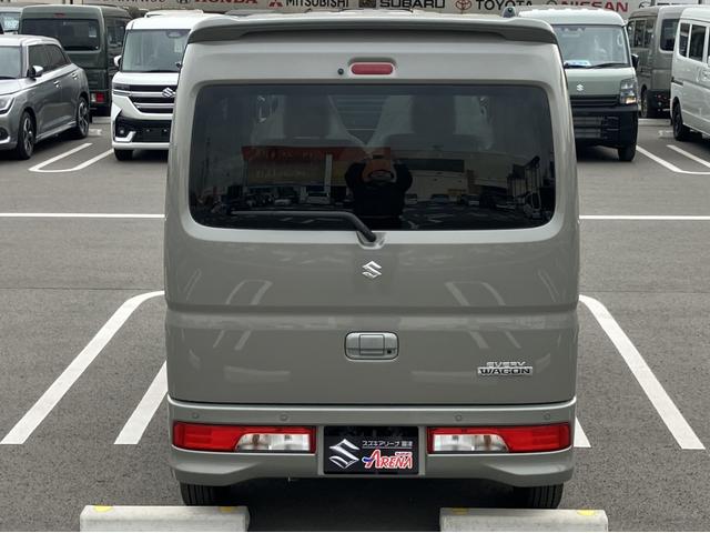 エブリイワゴン ＰＺターボ　届出済未使用車　４ＷＤ　ハイルーフ　Ｄカメラブレーキサポート　助手席エアバック　運転席エアバック　リアコーナーセンサー　ＴＢ　安全ボディ　ＡＵＴＯライト　電動格納ドアミラー　スマートキー　ＥＳＣ（18枚目）