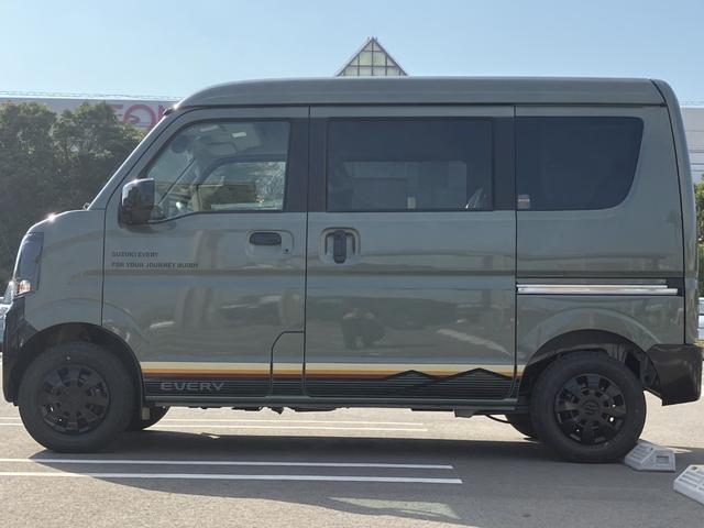 エブリイ Ｊリミテッド　届出済未使用車　特別仕様車　フルオートエアコン　両側パワースライドドア全席ＰＷ　セキュリティー　シ－トヒ－タ－　ＳＲＳ　ＬＥＤライト　Ｗエアバック　パーキングセンサー　キーフリーシステム　ＡＣ（14枚目）
