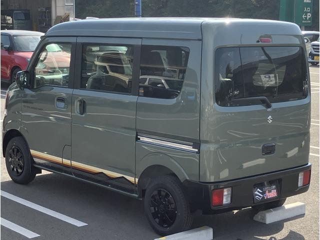 エブリイ Ｊリミテッド　届出済未使用車　特別仕様車　フルオートエアコン　両側パワースライドドア全席ＰＷ　セキュリティー　シ－トヒ－タ－　ＳＲＳ　ＬＥＤライト　Ｗエアバック　パーキングセンサー　キーフリーシステム　ＡＣ（15枚目）