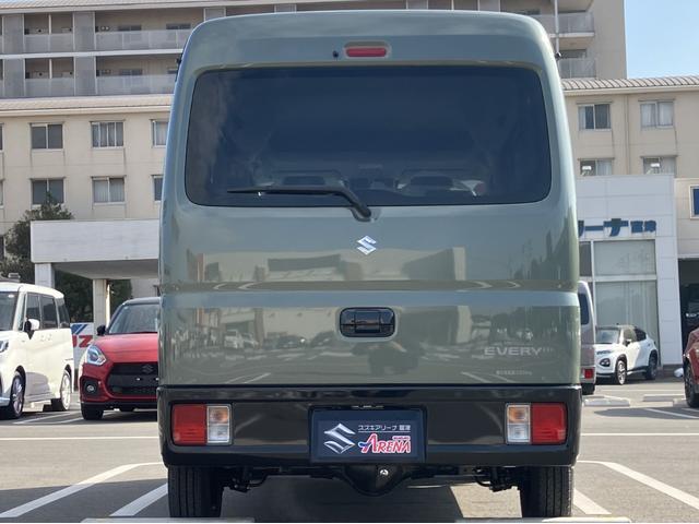 エブリイ Ｊリミテッド　届出済未使用車　特別仕様車　フルオートエアコン　両側パワースライドドア全席ＰＷ　セキュリティー　シ－トヒ－タ－　ＳＲＳ　ＬＥＤライト　Ｗエアバック　パーキングセンサー　キーフリーシステム　ＡＣ（20枚目）